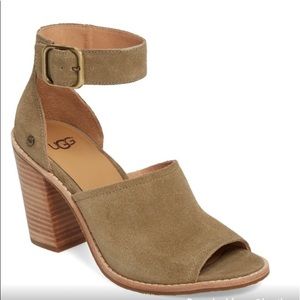 Ugg Aja Women's Ankle strap Block Heel Sandals